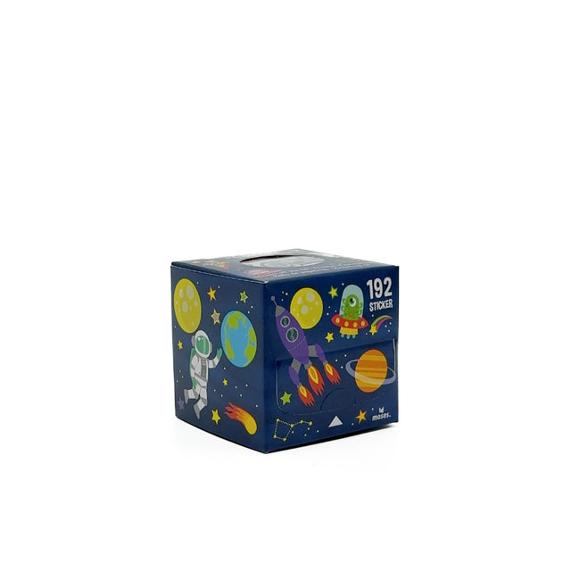 Stickerrolle - Weltraum